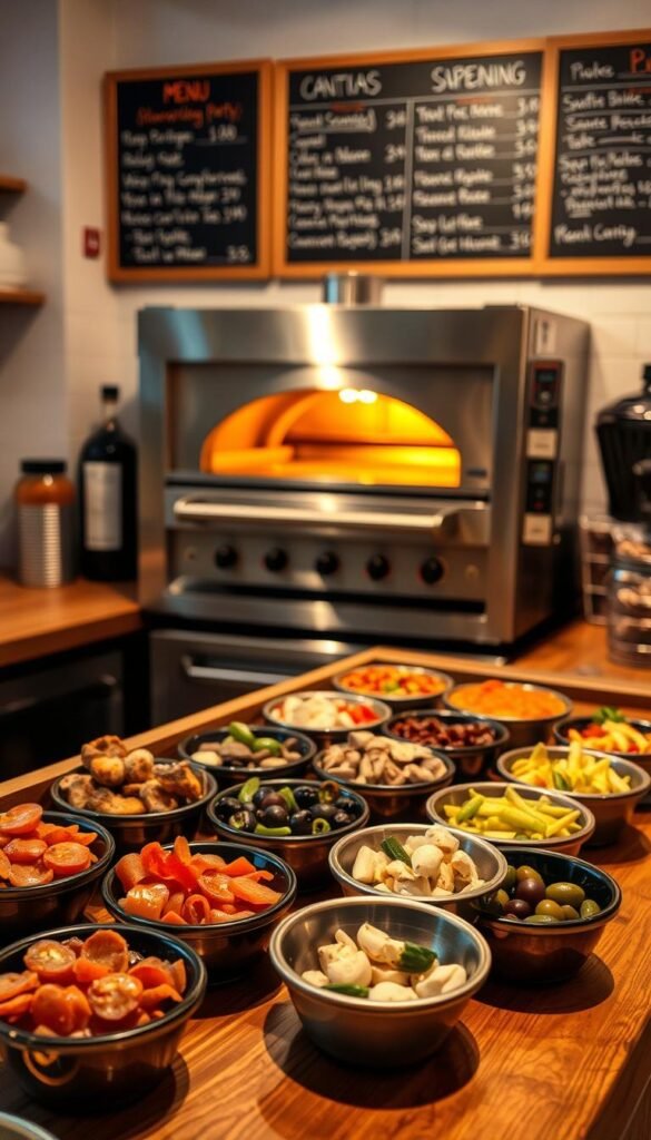 pizza topping bar pizza topping bar