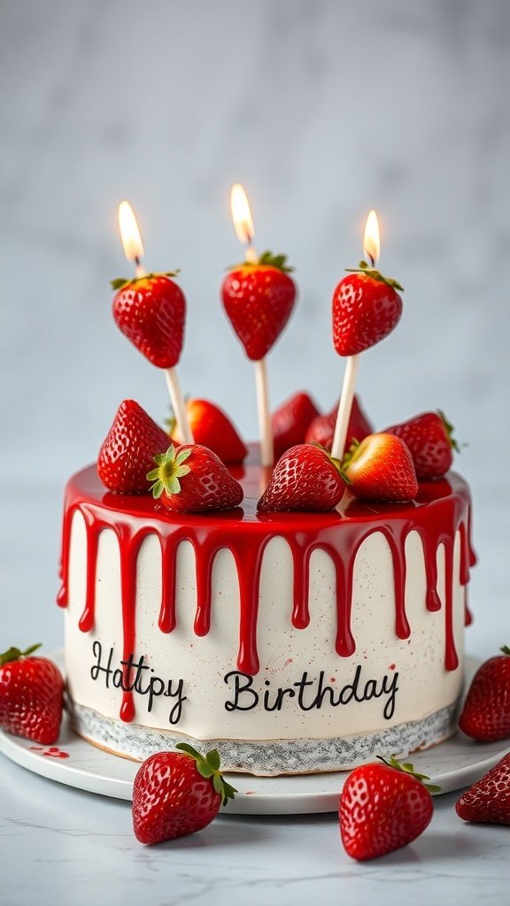 10 Stunning Strawberry Birthday Cake Ideas for a Perfect Celebration