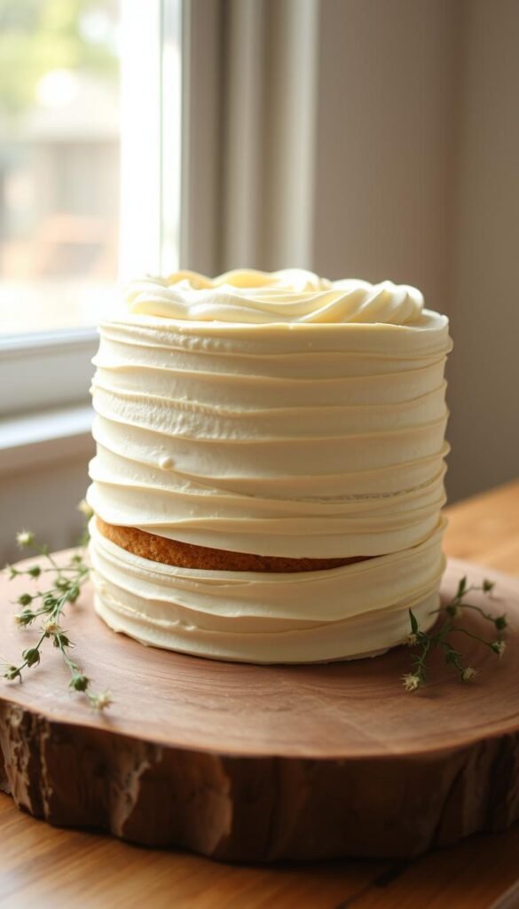 rustic buttercream