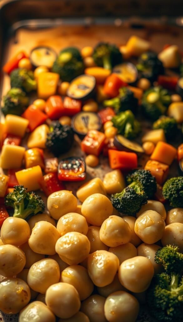 sheet pan gnocchi veggies