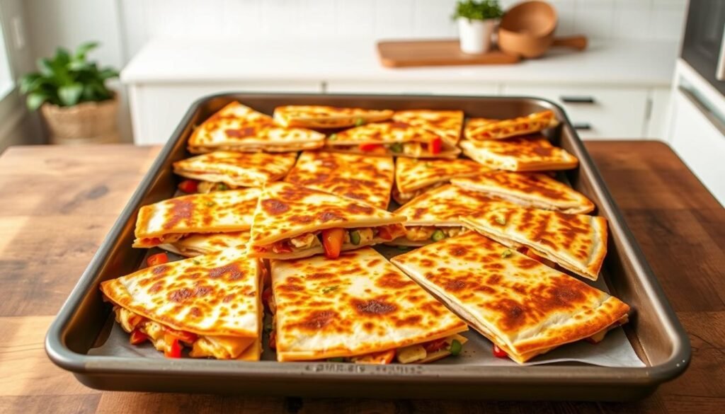 sheet-pan quesadillas sheet-pan quesadillas