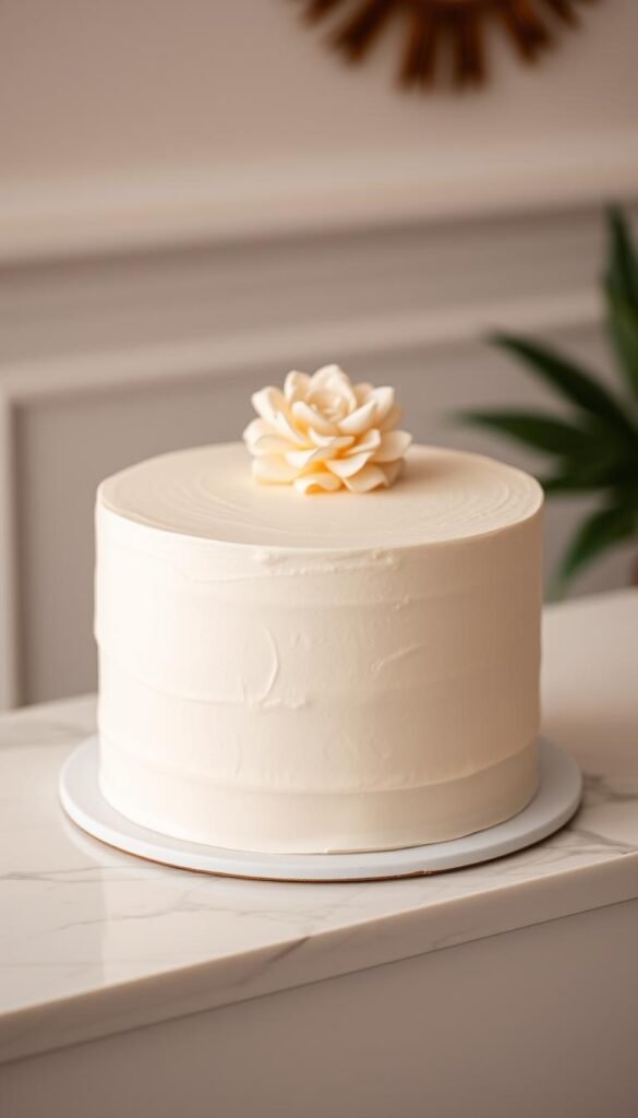 simple buttercream cake