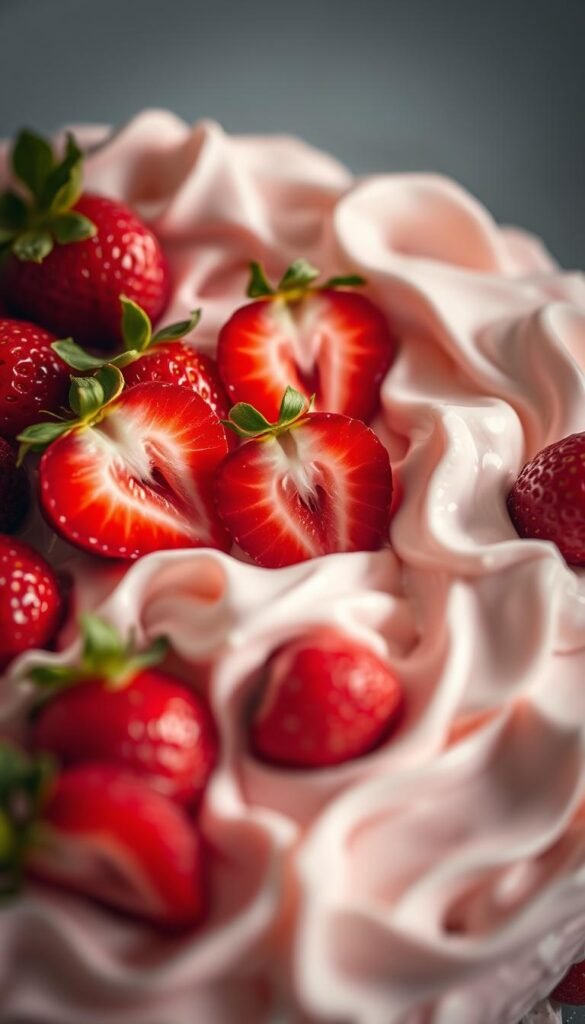 strawberries cream