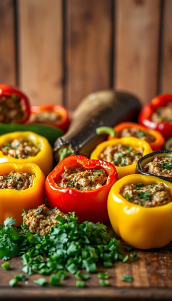 stuffed vegetables side