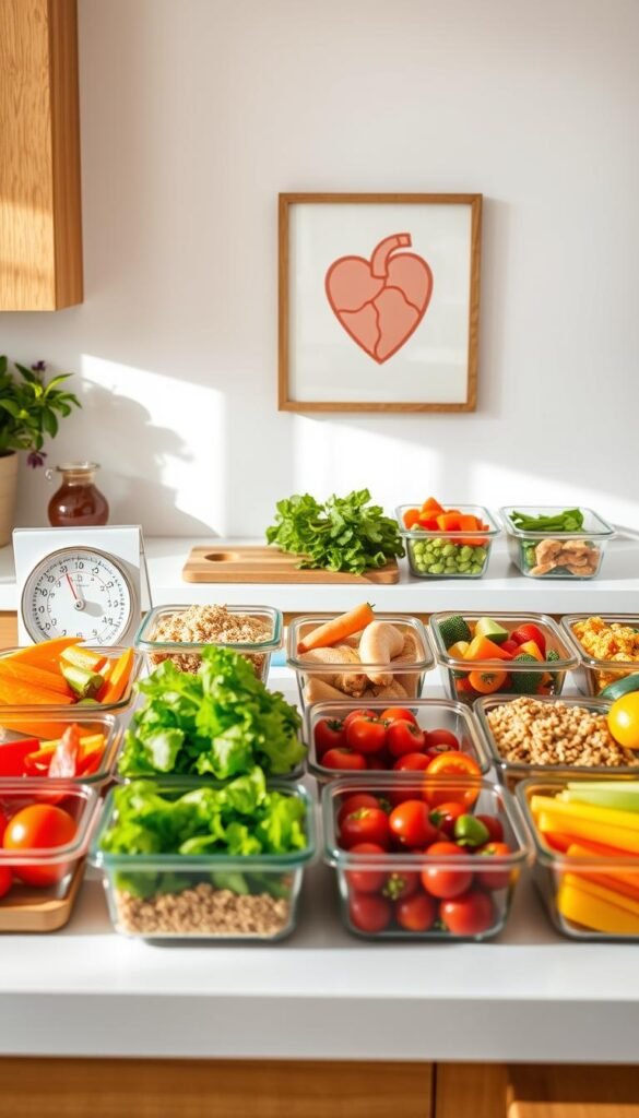 Meal Prep, Portion Control, and Budget Tips heart-healthy meal prep
