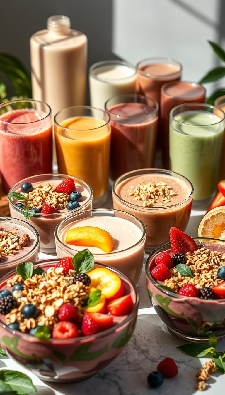 Smoothie Bowls & Protein Shakes