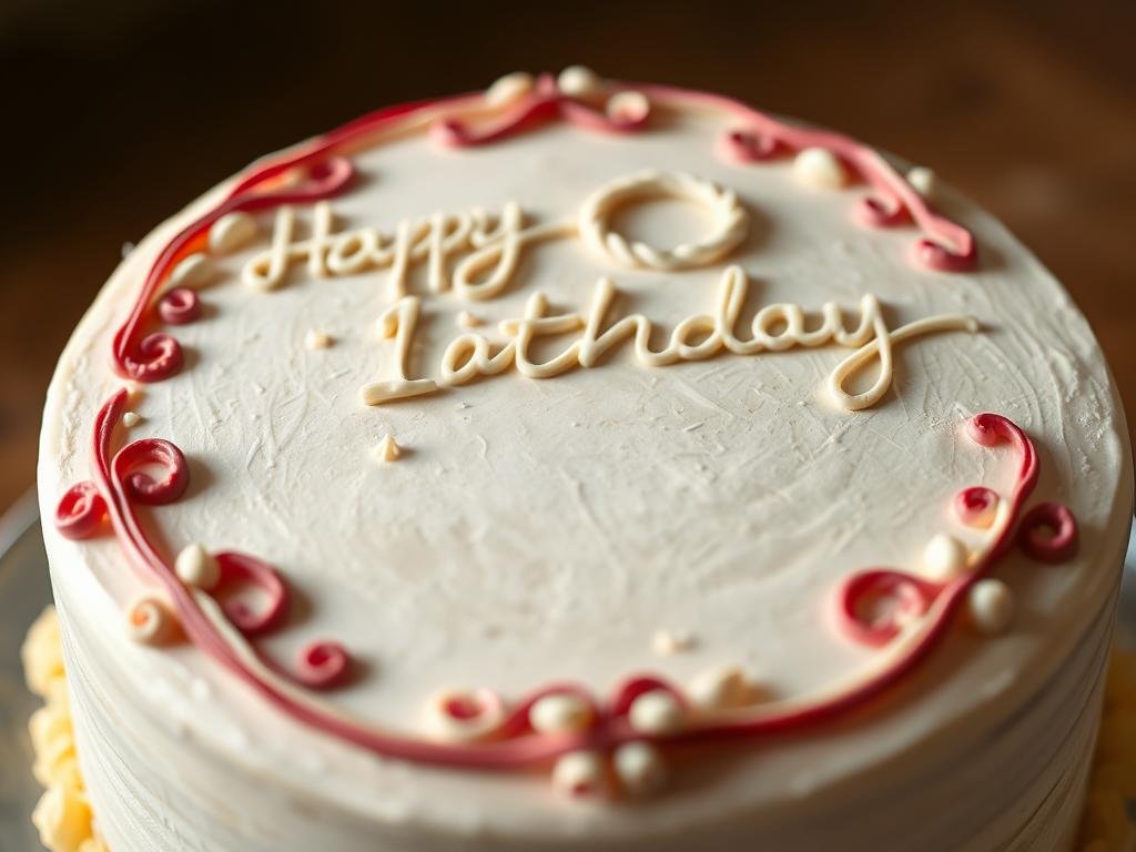 18th birthday cake with meaningful message and custom inscription