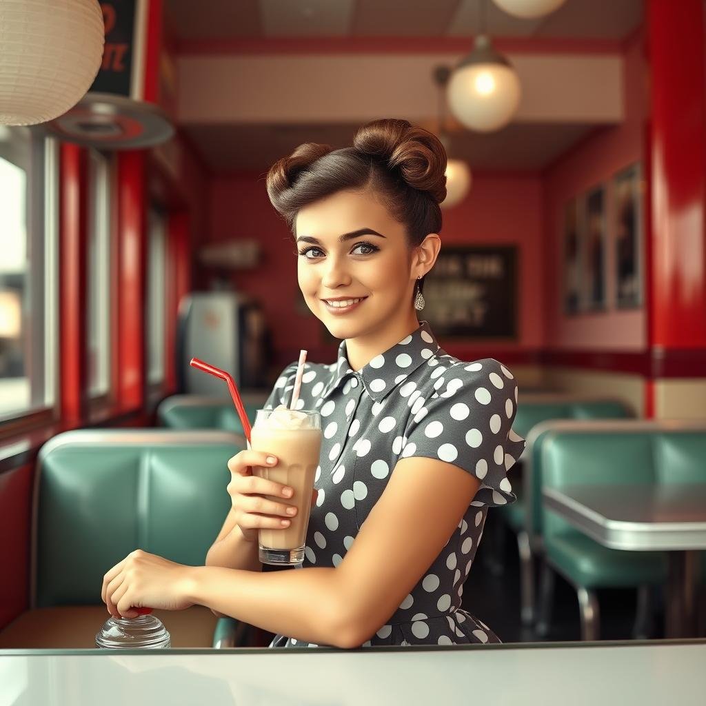 1950s themed 18th birthday photoshoot