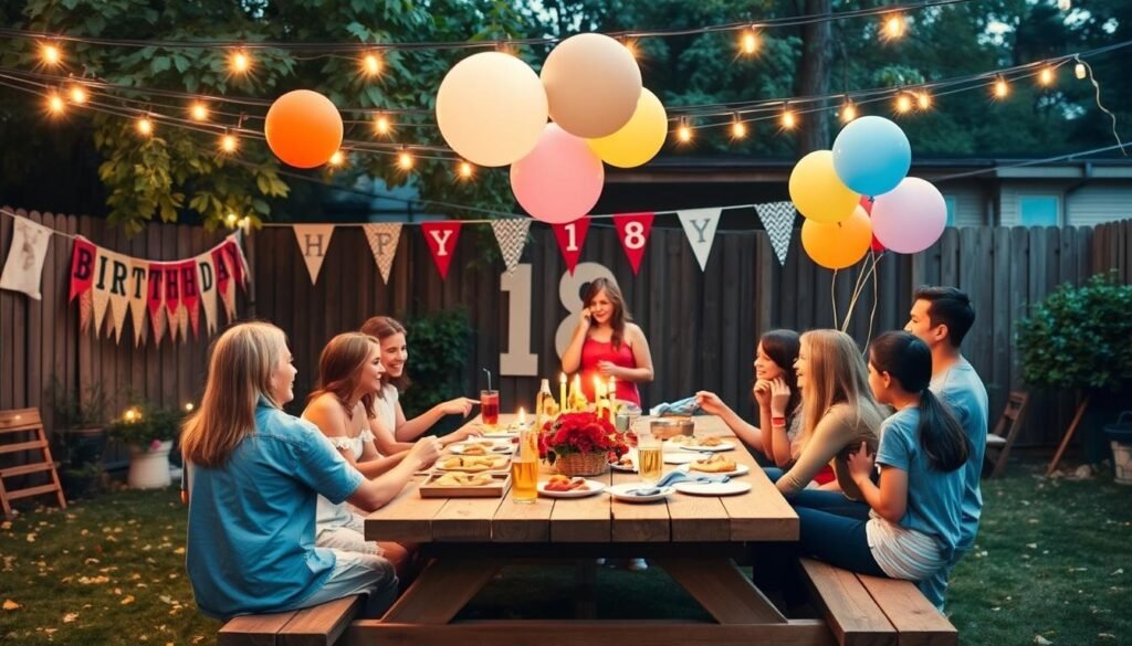 Budget-friendly backyard 18th birthday celebration with friends Budget-friendly backyard 18th birthday celebration with friends