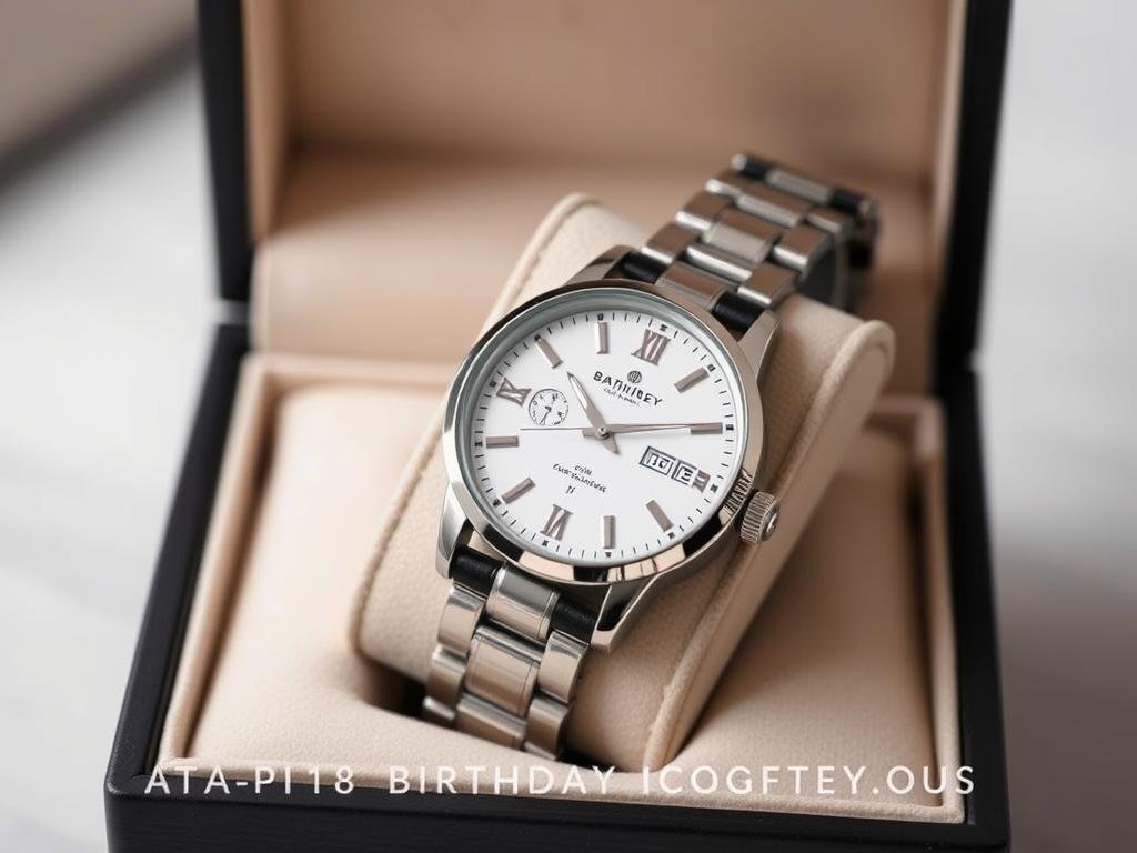 Classic watch as 18th birthday gift