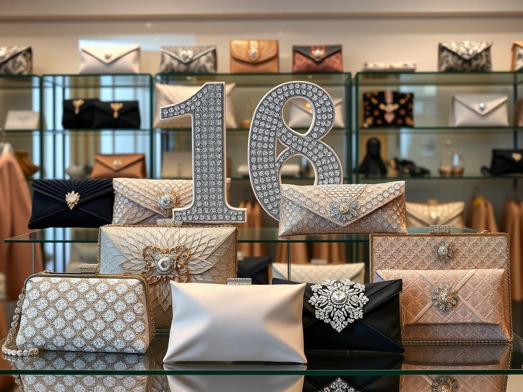 Elegant evening bags and clutches for 18th birthday celebration
