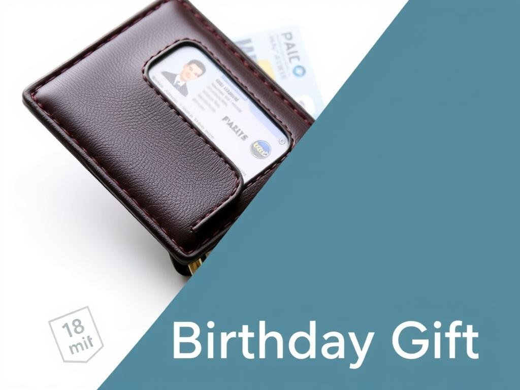Leather wallet or purse for 18th birthday