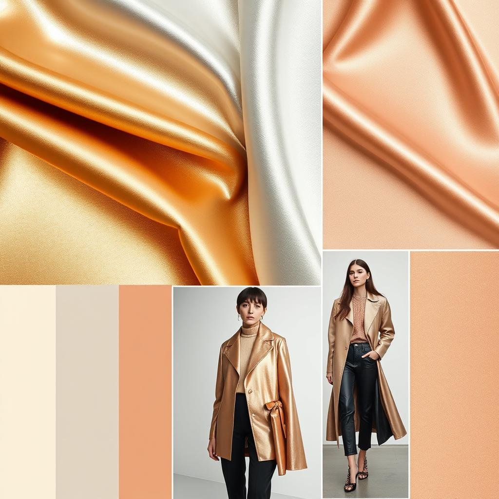 Metallic color palette for birthday outfits