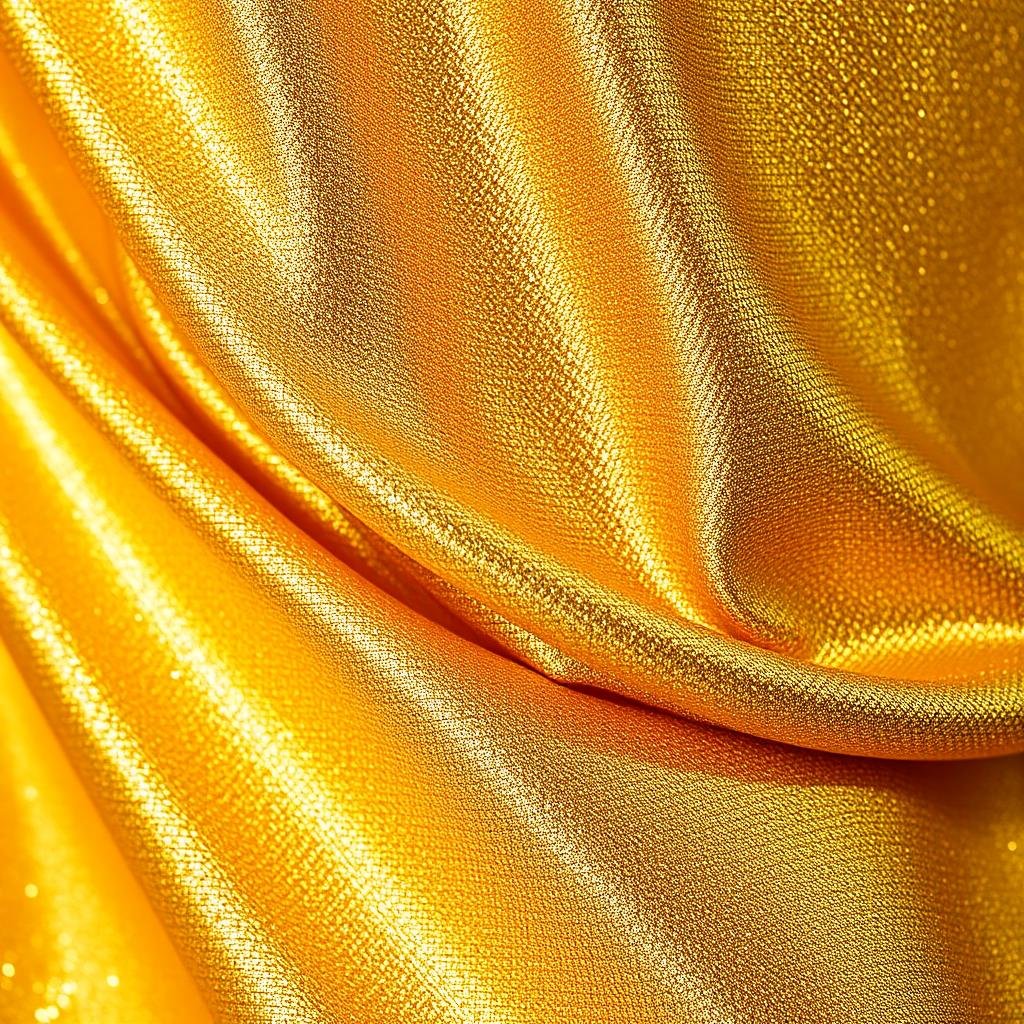 Metallic gold 18th birthday dress fabric swatch