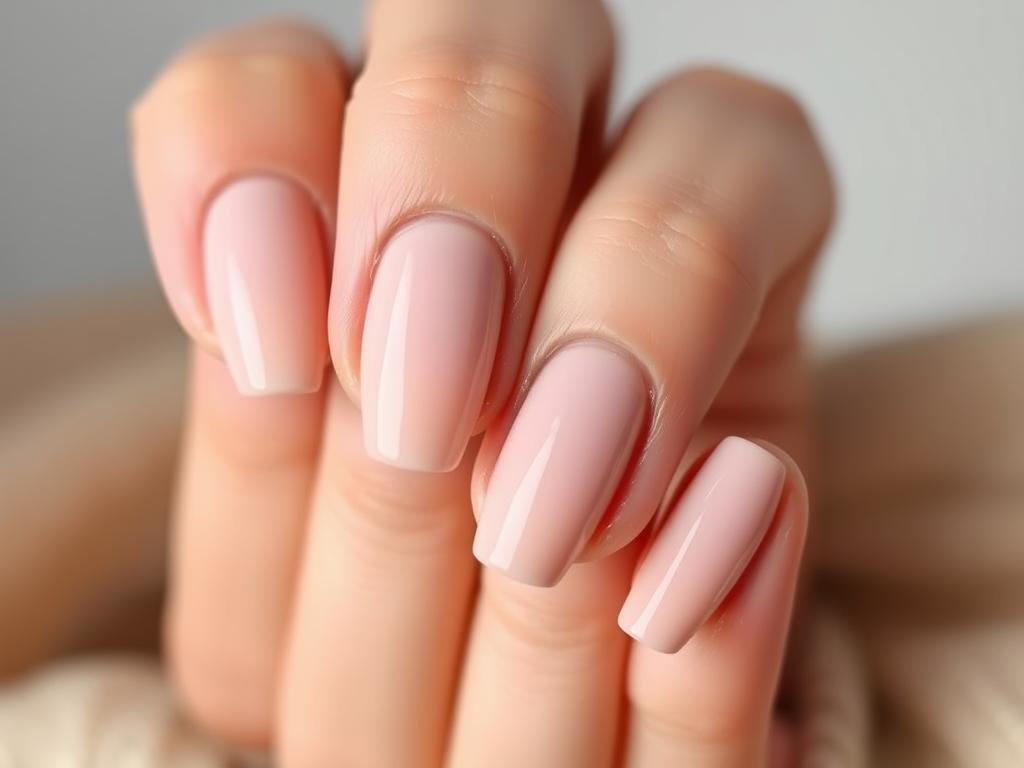 Minimalist 18th birthday nails with subtle accents Minimalist 18th birthday nails with subtle accents