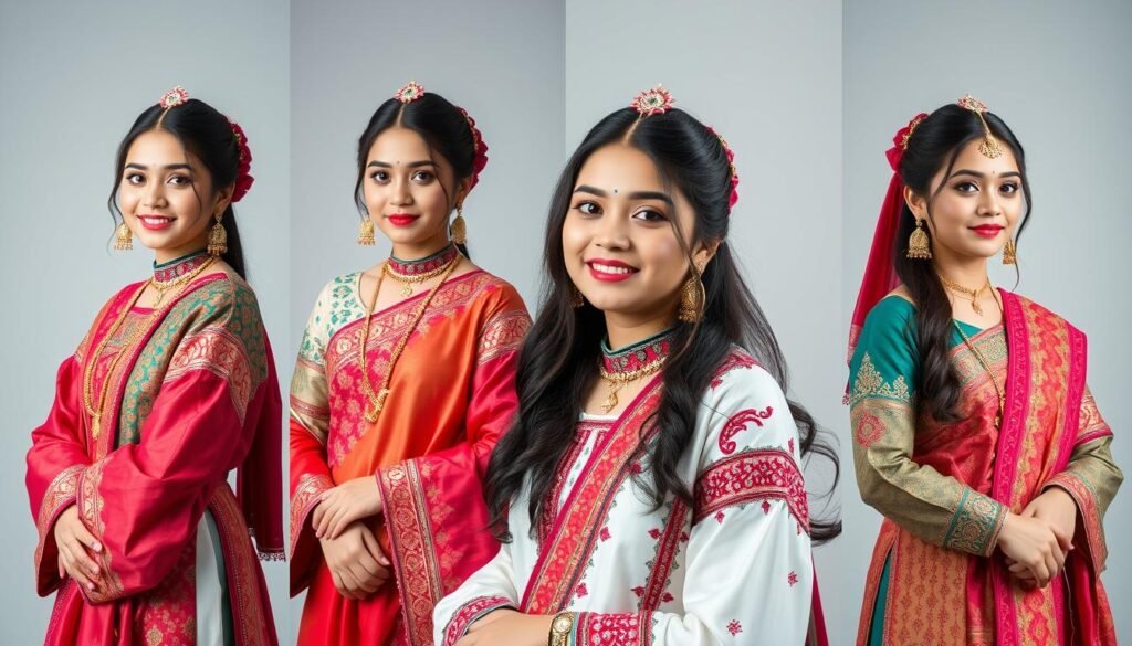 Modern and traditional fusion cultural 18th birthday photoshoot