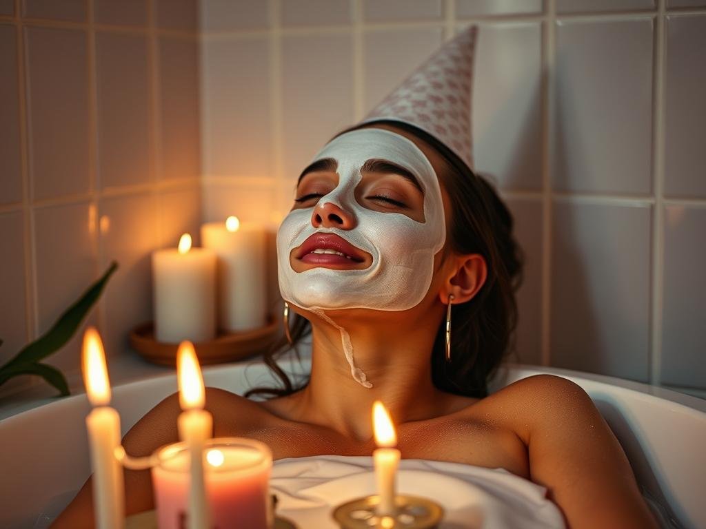 Person enjoying a self-care moment on their birthday, perfect for self-love birthday captions for Instagram for yourself
