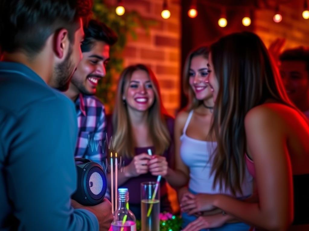 Portable bluetooth speaker for 18th birthday gift