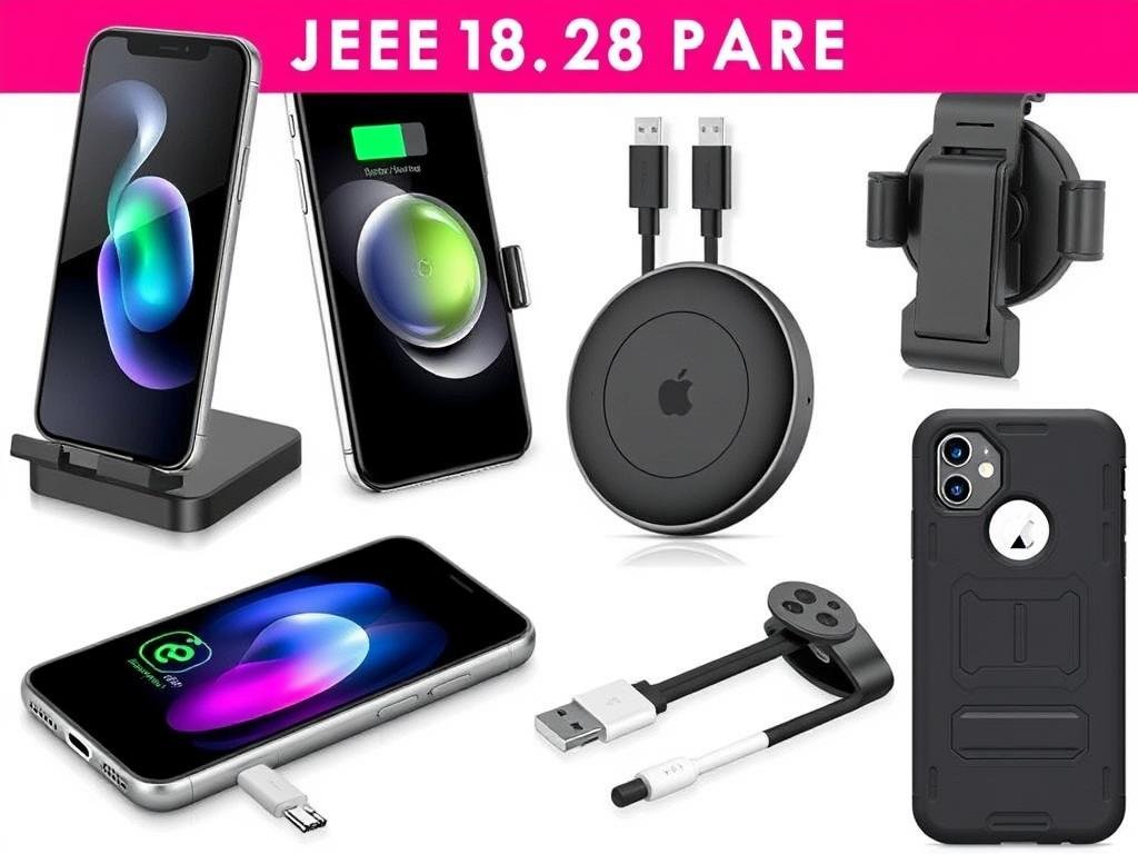 Smartphone accessories kit for 18th birthday