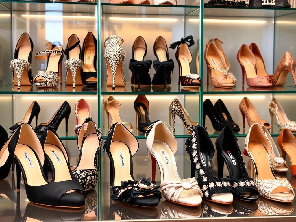 Stylish heels and evening shoes for 18th birthday celebration