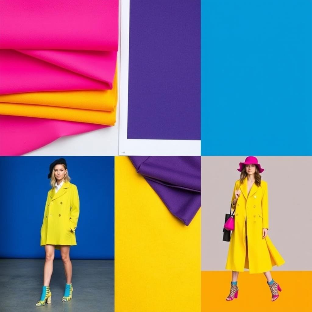 Vibrant color palette for birthday outfits