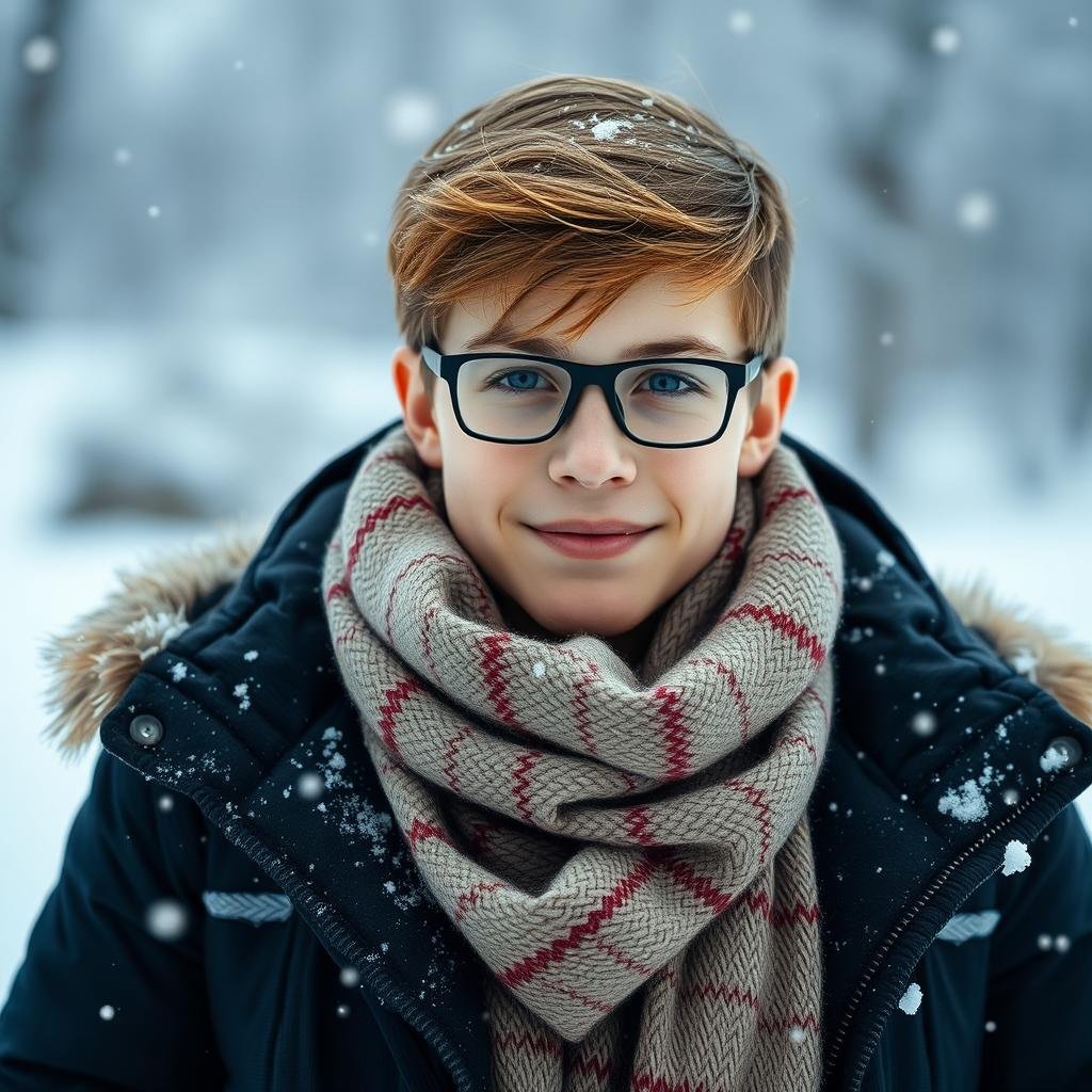 Winter snow 18th birthday photoshoot