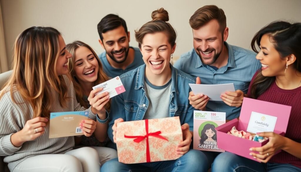 Young adult opening experience gifts for their 18th birthday Young adult opening experience gifts for their 18th birthday