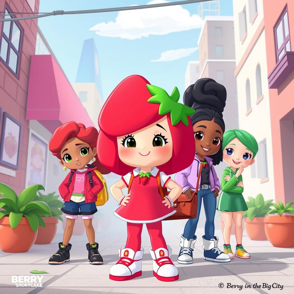 2021 Strawberry Shortcake character from Berry in the Big City 2021 Strawberry Shortcake character from Berry in the Big City