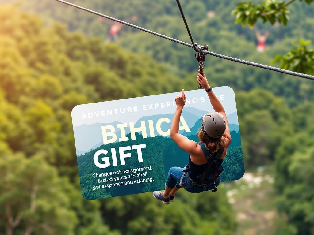 Adventure experience gift card for 16th birthday gifts Adventure experience gift card for 16th birthday gifts