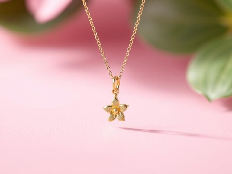 Birth flower pendant necklace for sweet 16 gift ideas