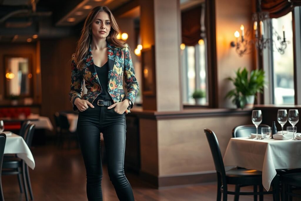 Blazer and jeans combination for a smart-casual 21st birthday dinner Blazer and jeans combination for a smart-casual 21st birthday dinner