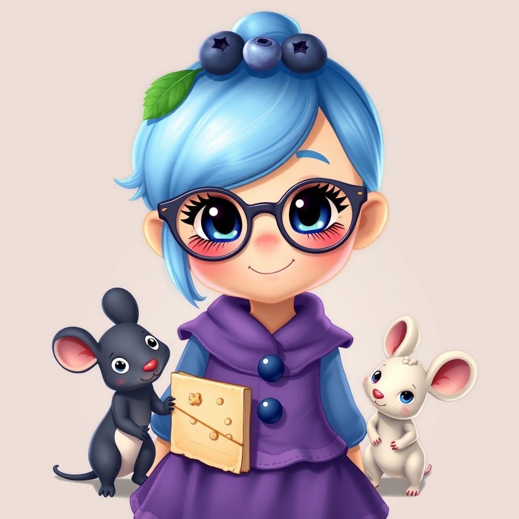 Blueberry Muffin character from Strawberry Shortcake Blueberry Muffin character from Strawberry Shortcake