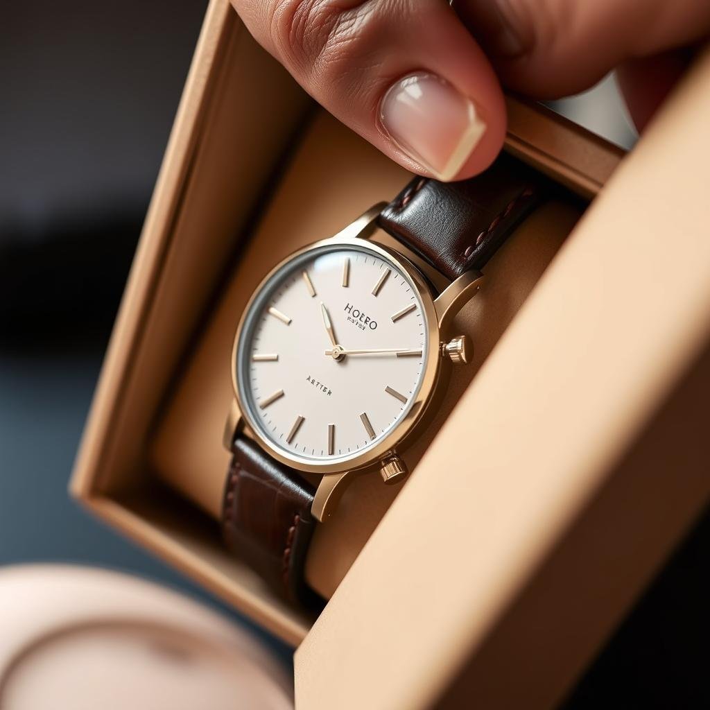 Classic watch as 21st birthday gift