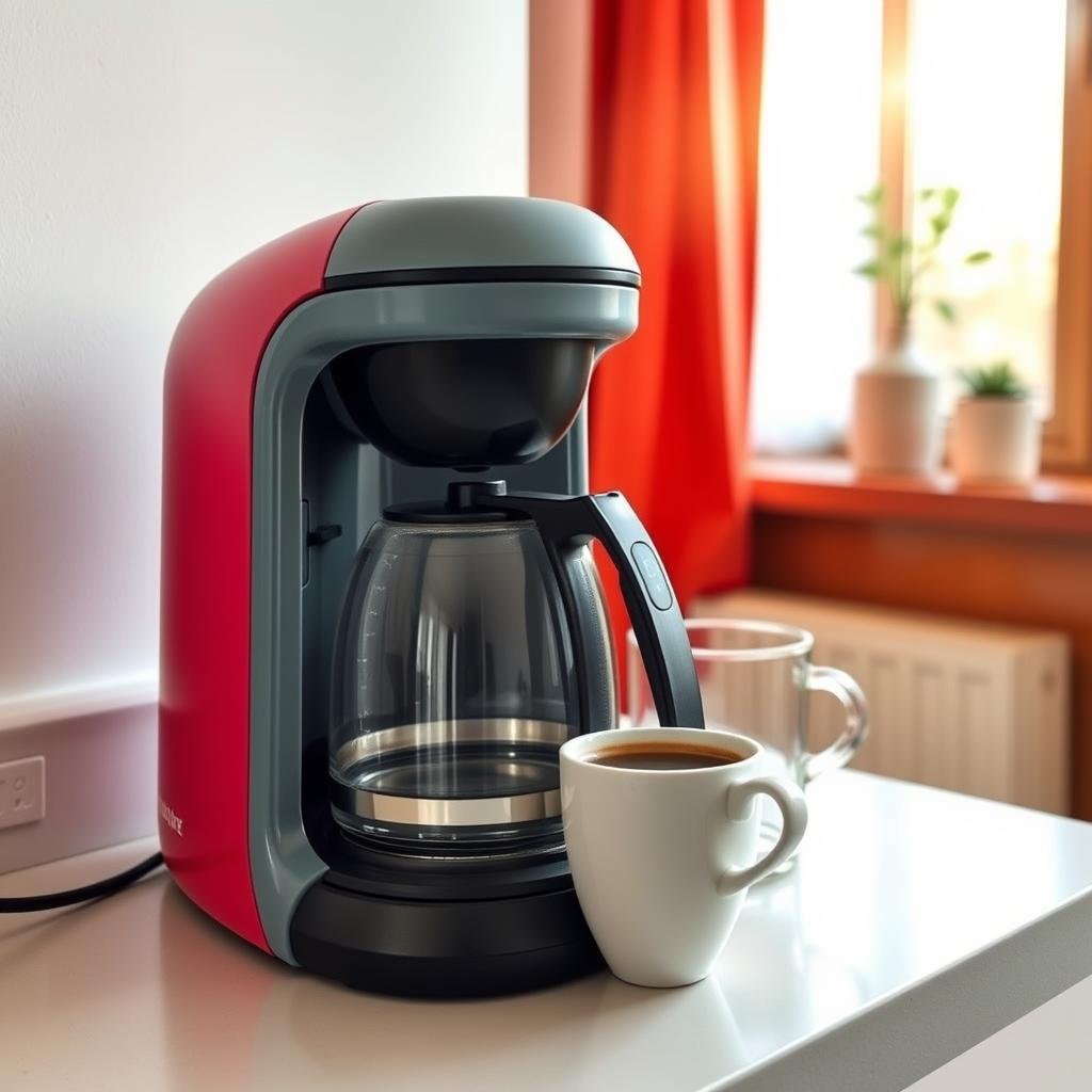 Compact coffee maker as a practical 21st birthday gift