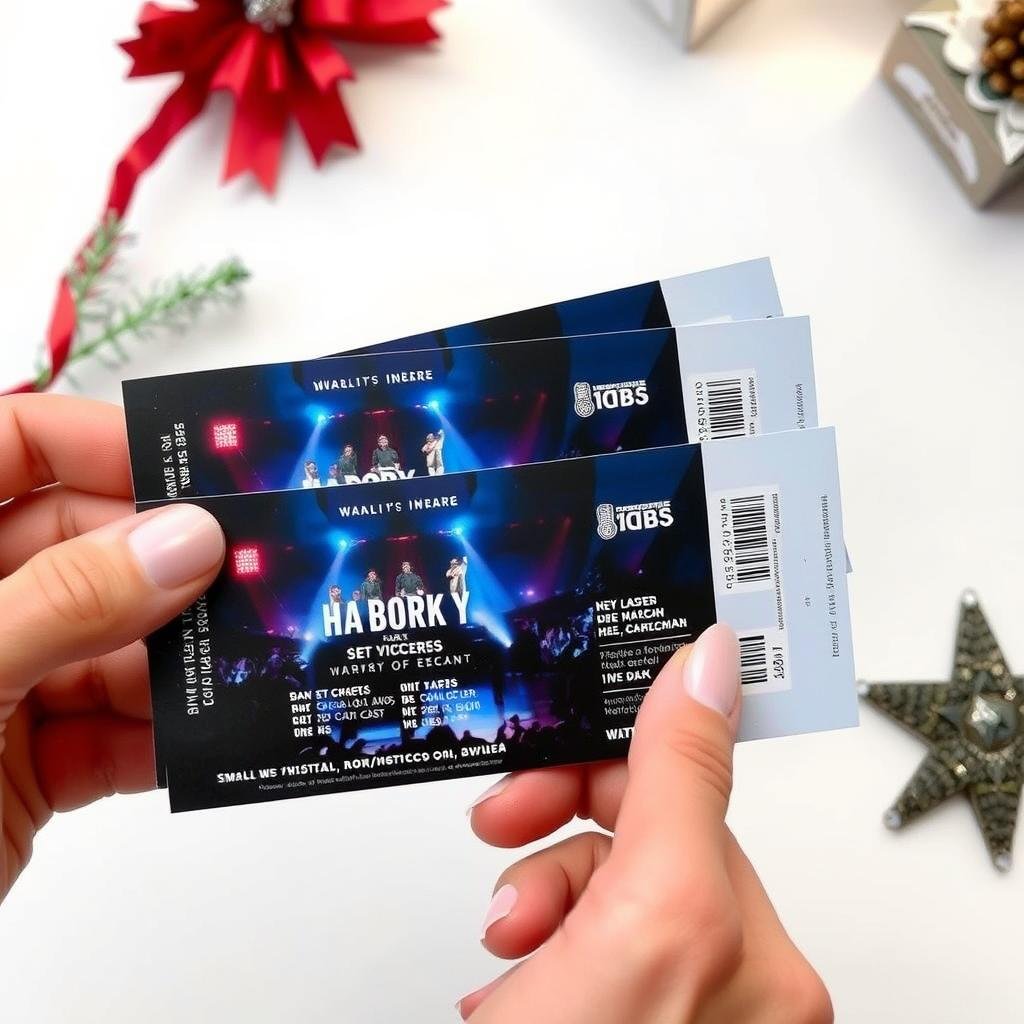 Concert or event tickets as 21st birthday gift