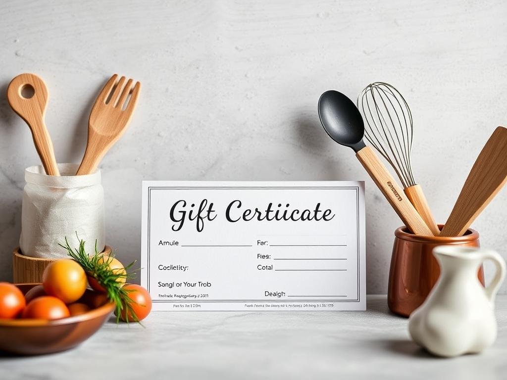 Cooking class gift certificate for 16th birthday gifts Cooking class gift certificate for 16th birthday gifts