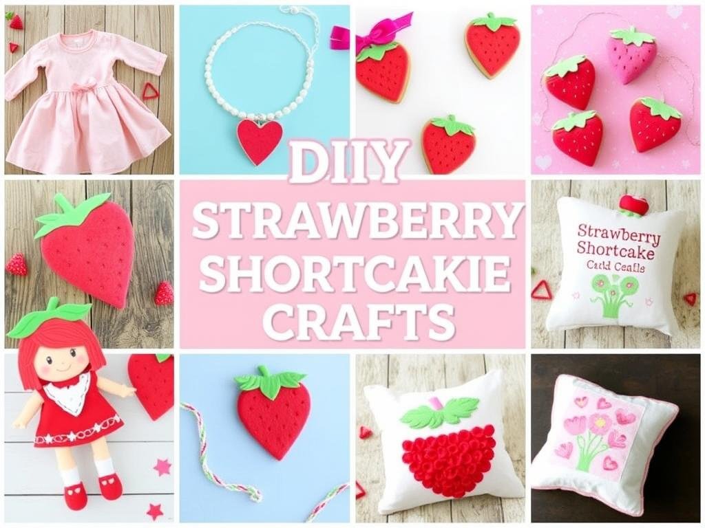 DIY Strawberry Shortcake crafts and projects DIY Strawberry Shortcake crafts and projects