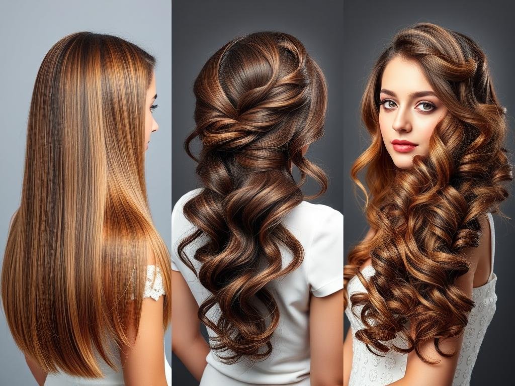 Different hair textures with sweet 16 hairstyles