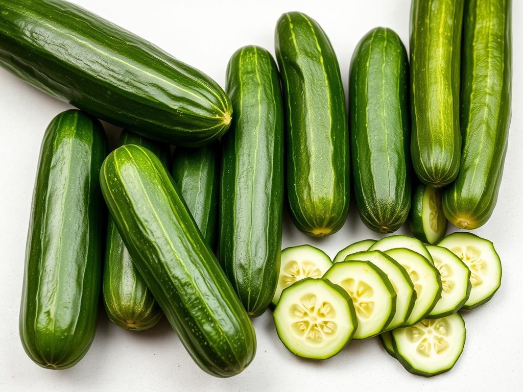 Different types of cucumbers for healthy cucumber salad recipes