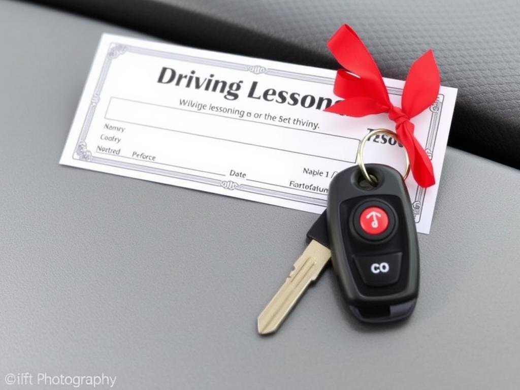 Driving lessons gift certificate for 16th birthday gifts Driving lessons gift certificate for 16th birthday gifts