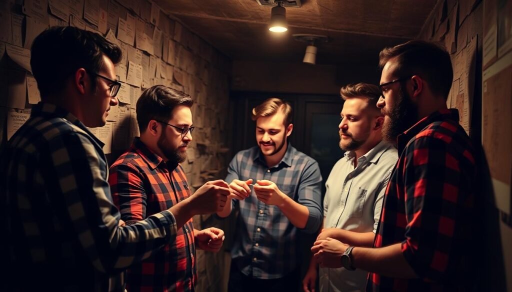 Escape room challenge for 30th birthday activity