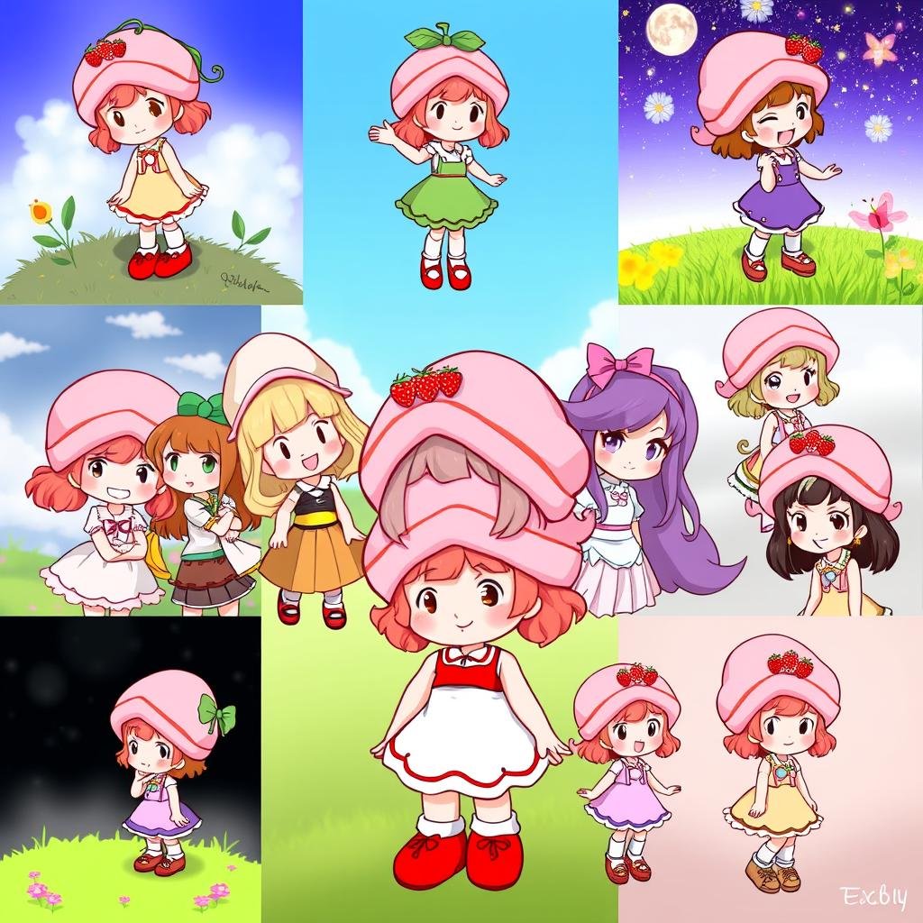 Fan art and interpretations of Strawberry Shortcake character Fan art and interpretations of Strawberry Shortcake character