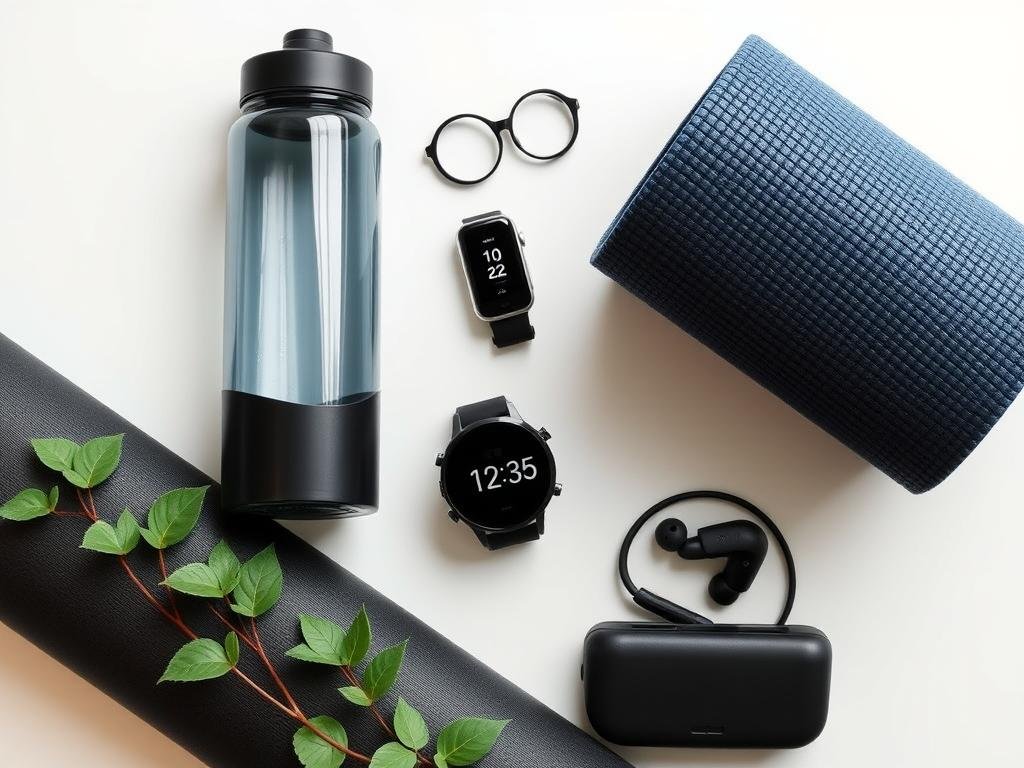 Fitness and wellness accessories for 30-year-old women