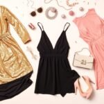 Glamorous 21st birthday outfits collection featuring sequin dresses, stylish jumpsuits, and chic cocktail attire