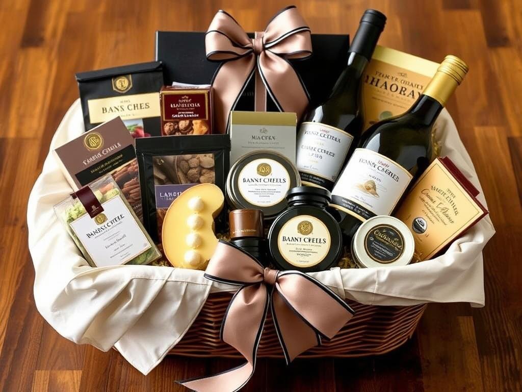 Gourmet food baskets for 30th birthday gifts