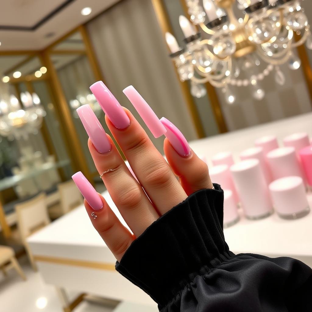 Kylie Jenner inspired 21st birthday nails
