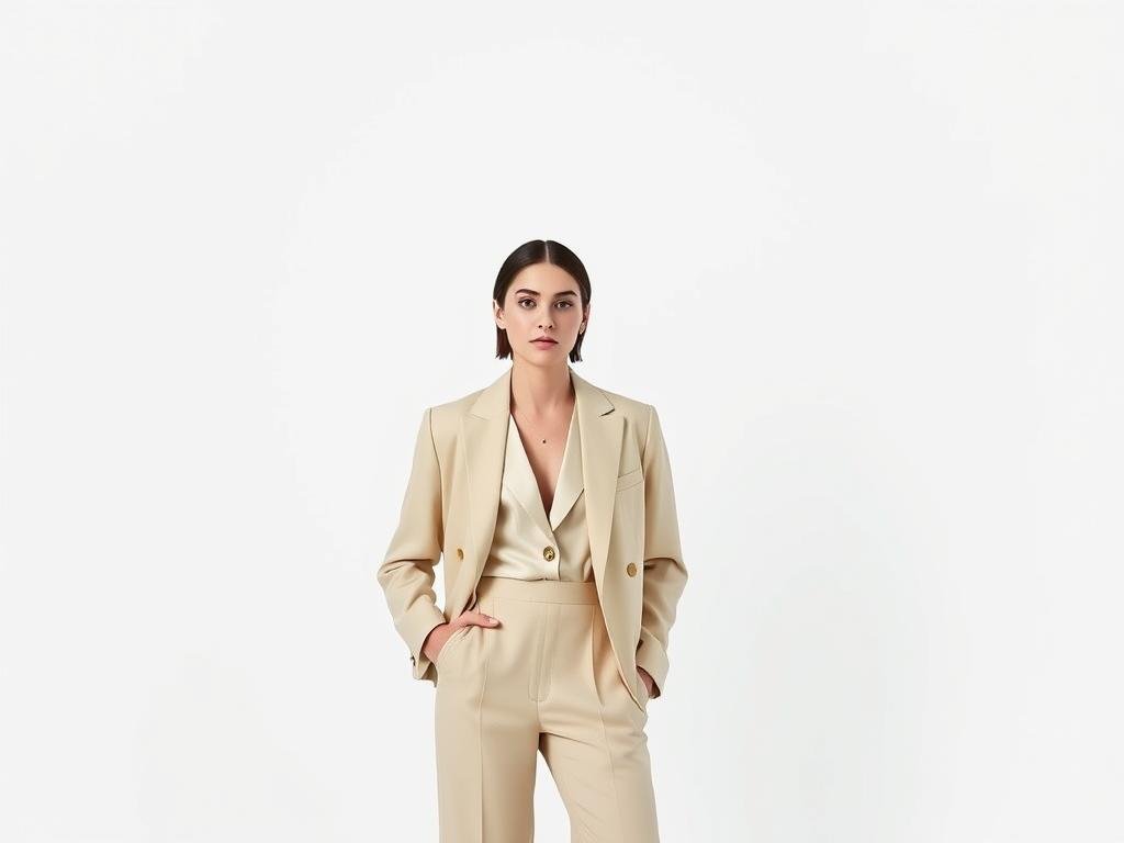 Minimalist 19th birthday photoshoot with clean lines and neutral colors