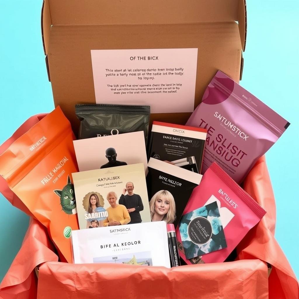 Monthly subscription box as 21st birthday gift