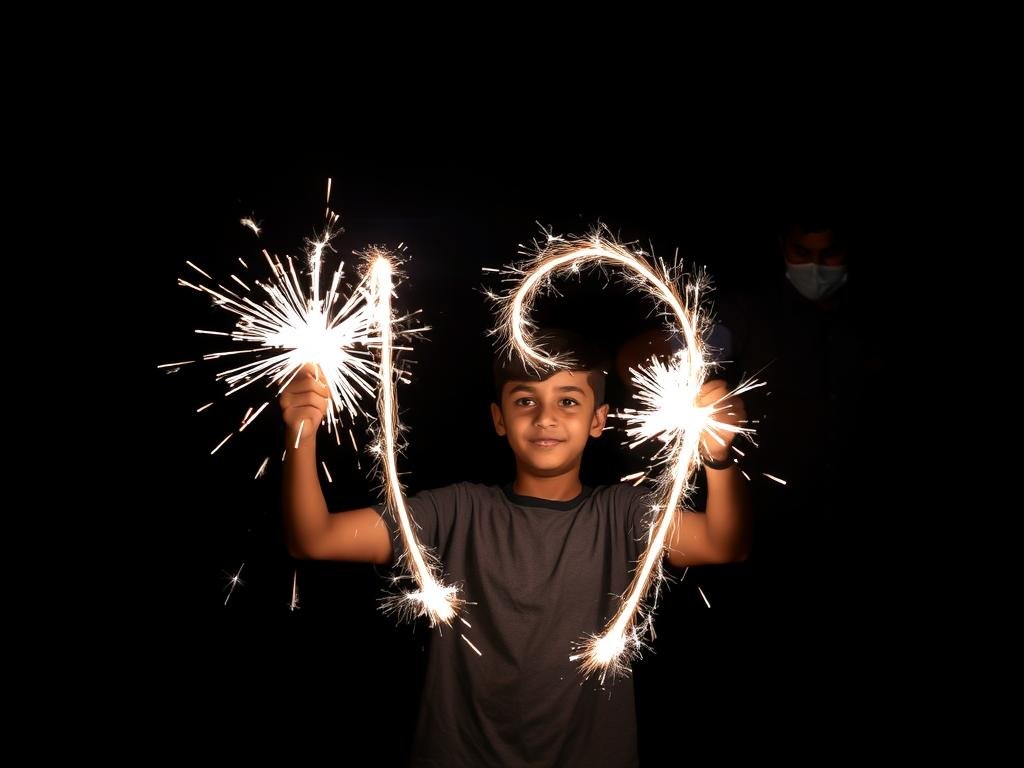 Night light painting photoshoot for 17th birthday with sparklers writing '17' Night light painting photoshoot for 17th birthday with sparklers writing '17'