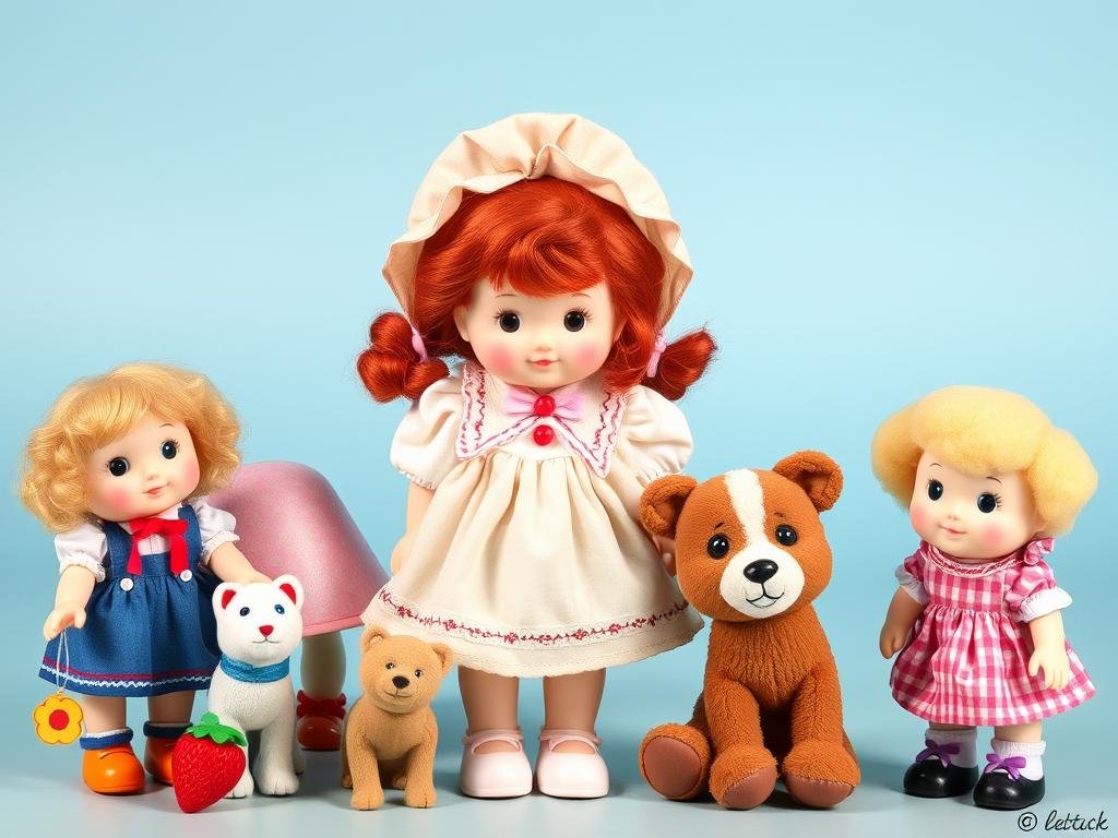 Original 1980s Strawberry Shortcake dolls and figurines